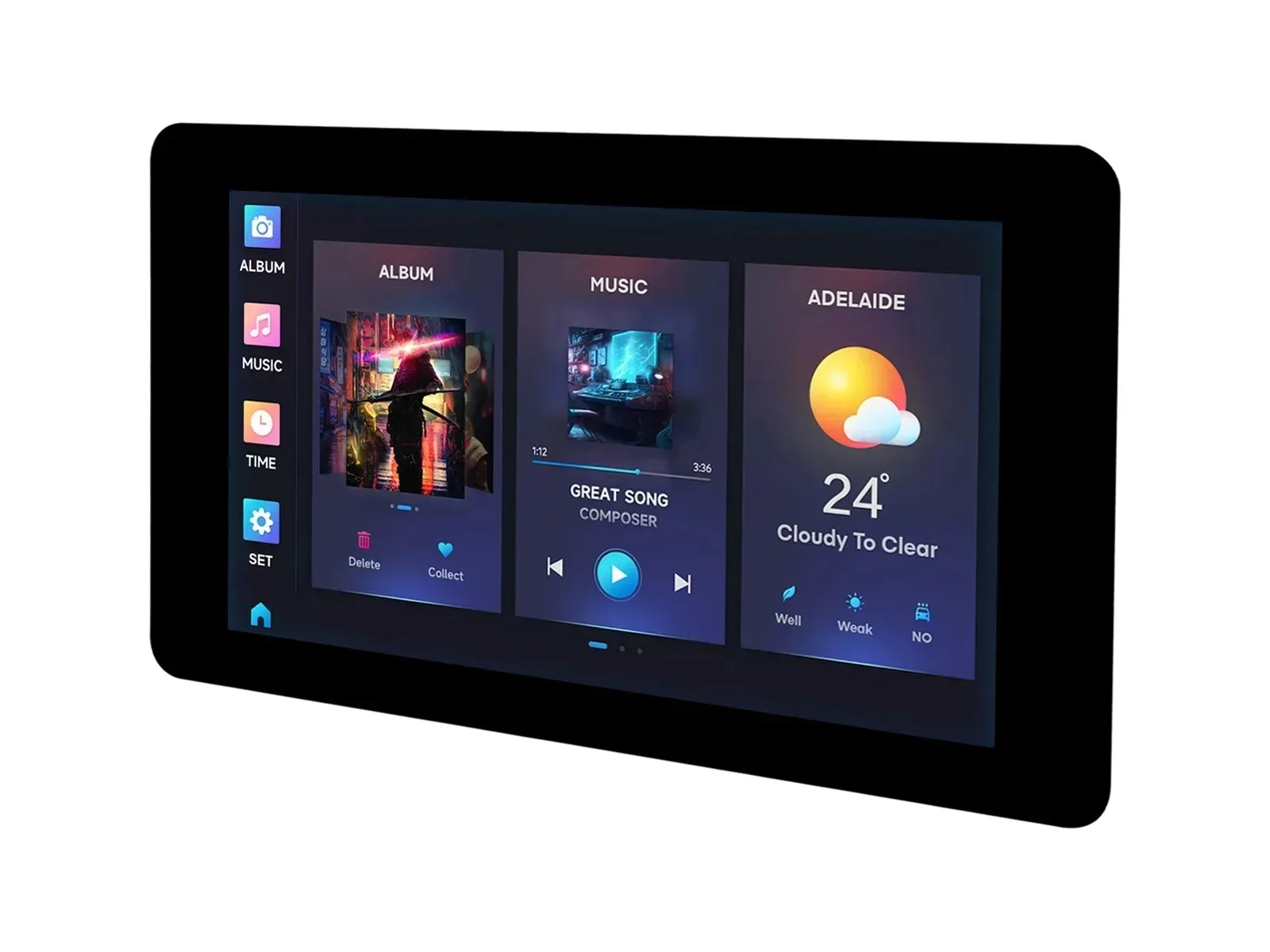 لوحة تطوير شاشة تعمل باللمس بالسعة 7 بوصة مع وحدة ESP32-S3، دقة 800 × 480، دعم WiFi/Bluetooth #6