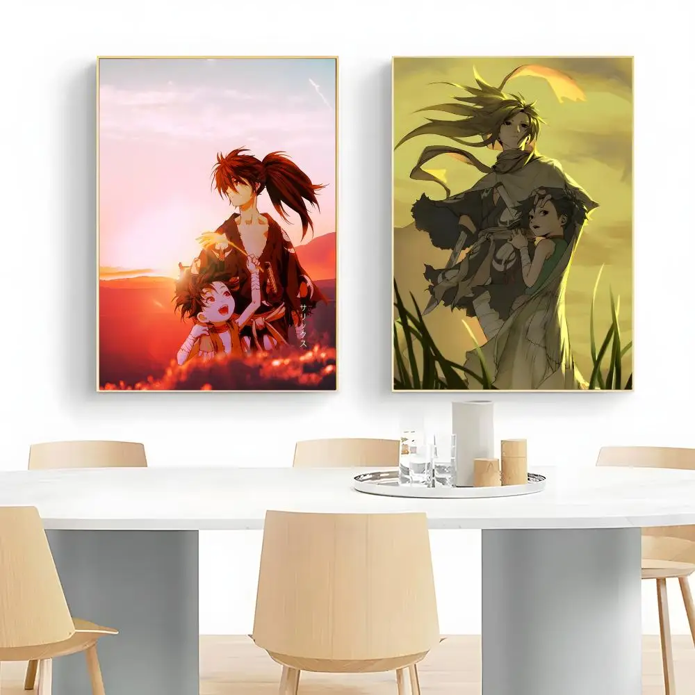Dark Anime T-The Legend of Dororo and Hyakkimaru Poster Wall Art Print Decorative Mural Home Decor Gift Unframed