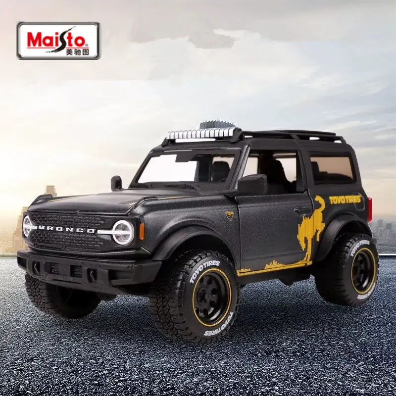 

Maisto 1:24 2021 Ford Bronco Badlands Alloy Car Model Diecast Metal Toy Off-road Car Model Simulation Collection Childrens Gifts