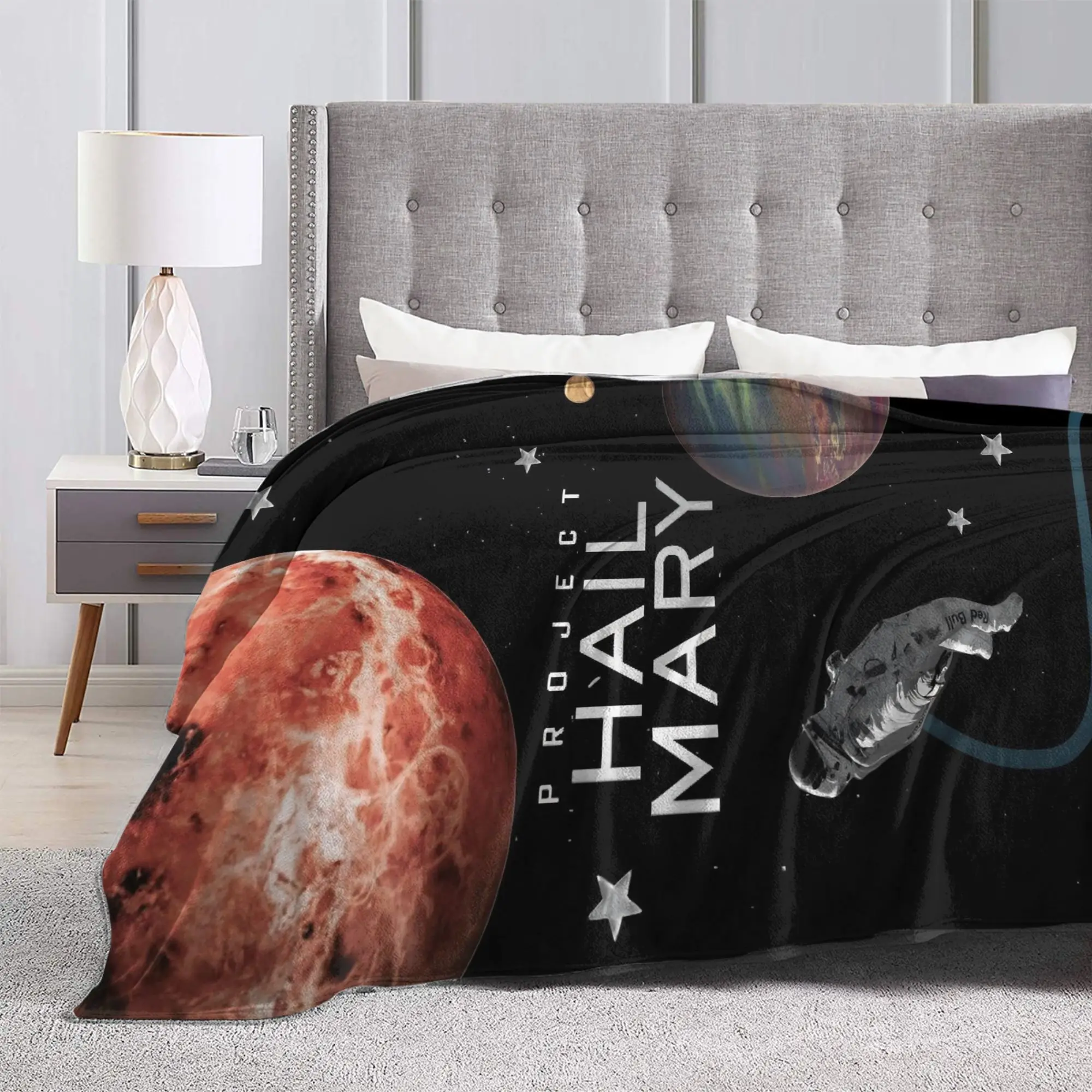 Project Hail Mary Amaze Blanket Cover Flannel  Lightweight Throw Blanket for Home Couch Bedroom Quilt