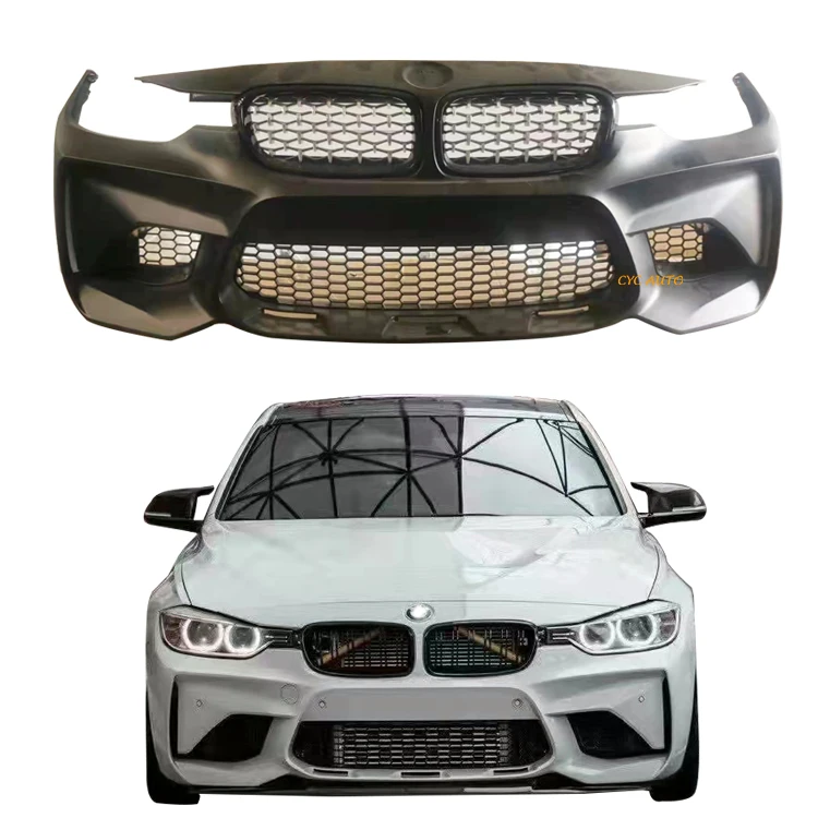 F30 Upgrade M2 M2C M3C front bumper set for BMW 3 series F30 F35 tuning bodykit 2012 2013 2016 2018