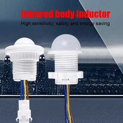 Infrared Body Sensor Switch PIR Sensor Detector Switch 110V 220V Automatic Induction Switch For Ceiling Lamp LED Lighting