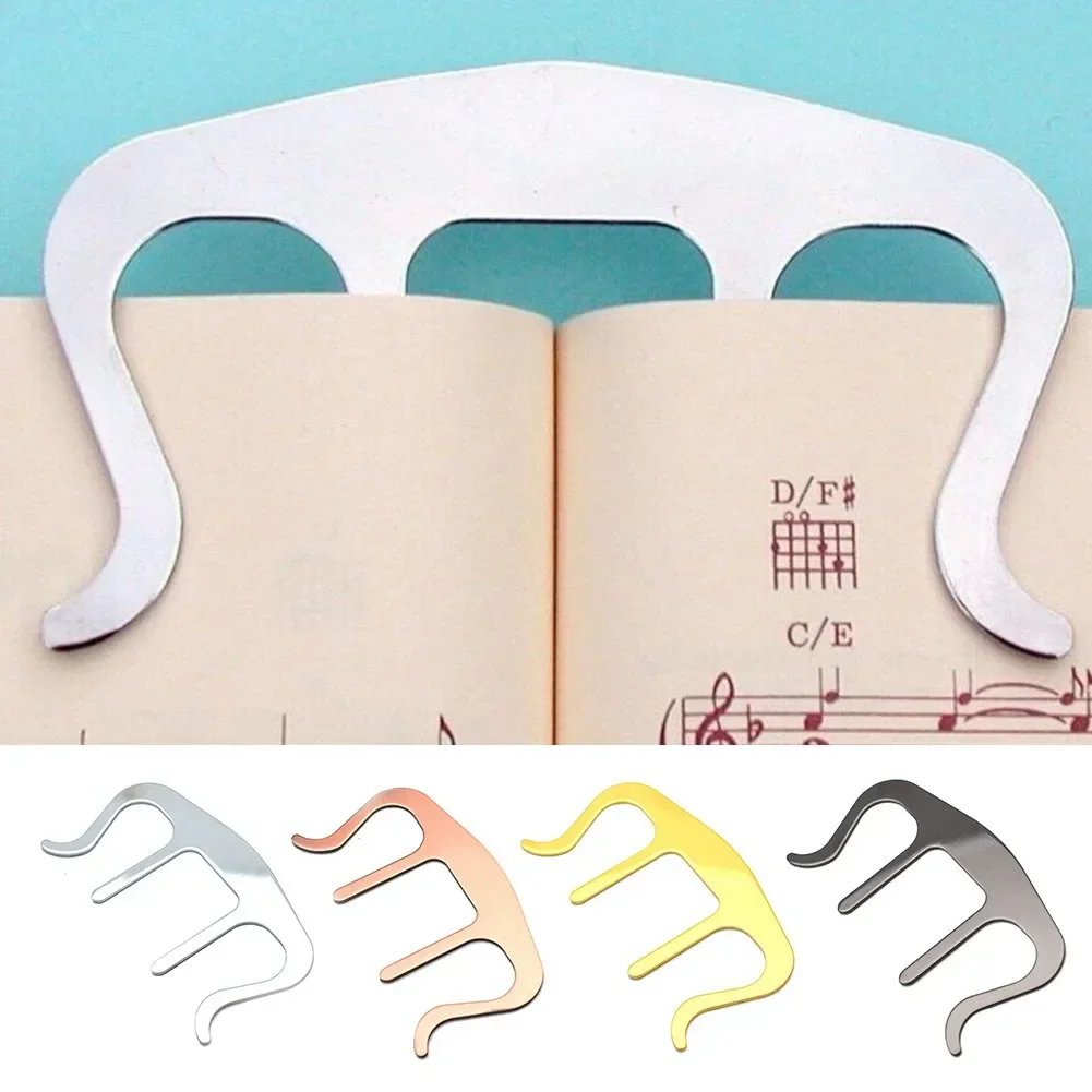 Music Note Clips Sheet Metal Premium Music Book Page Holder Clip Reliable Metal Clip For Piano Violin And More