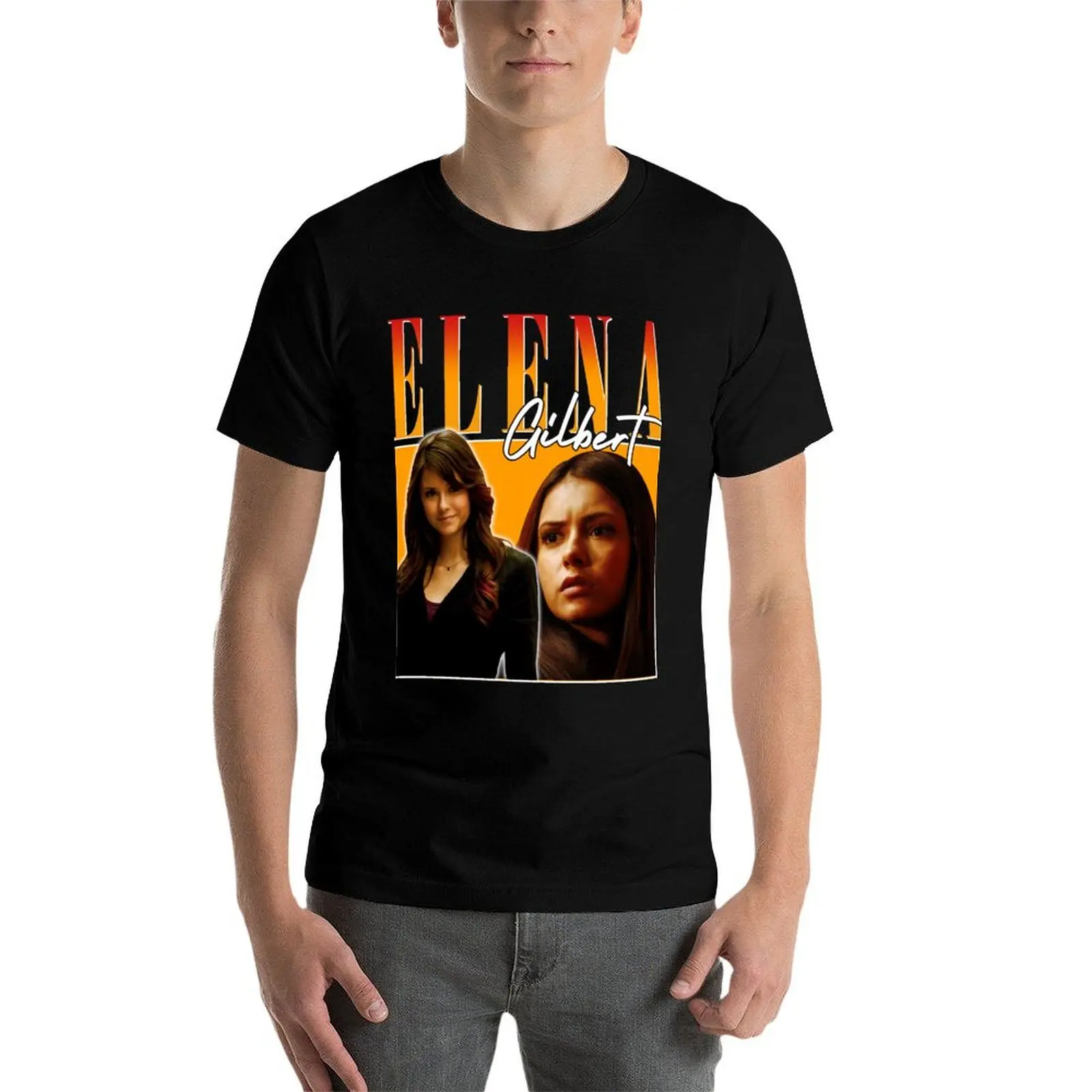 

Elena Gilbert T-Shirt t shirts for man graphic vintage g man t shirts for men cotton t shirt pack T-Shirt