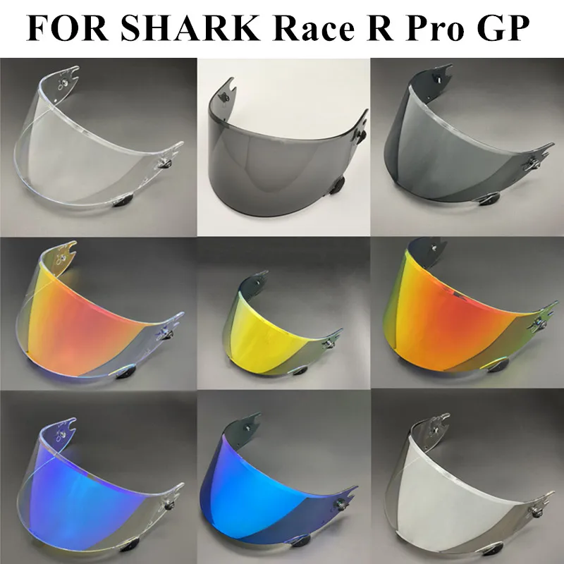 

Race R Pro GP Helmet Visor For Shark Race-R Pro GP Motorcycle Helmets Lens Goggles Plating Silver Black Replacement Casco Visera