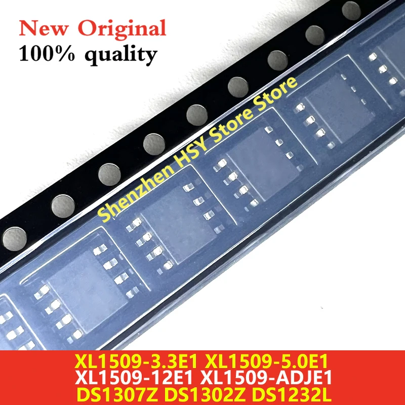 (10piece)100% New XL1509-3.3E1 XL1509-5.0E1 XL1509-12E1 XL1509-ADJE1 DS1307ZN DS1307Z DS1302ZN DS1302Z DS1232L SOP-8 Chipset
