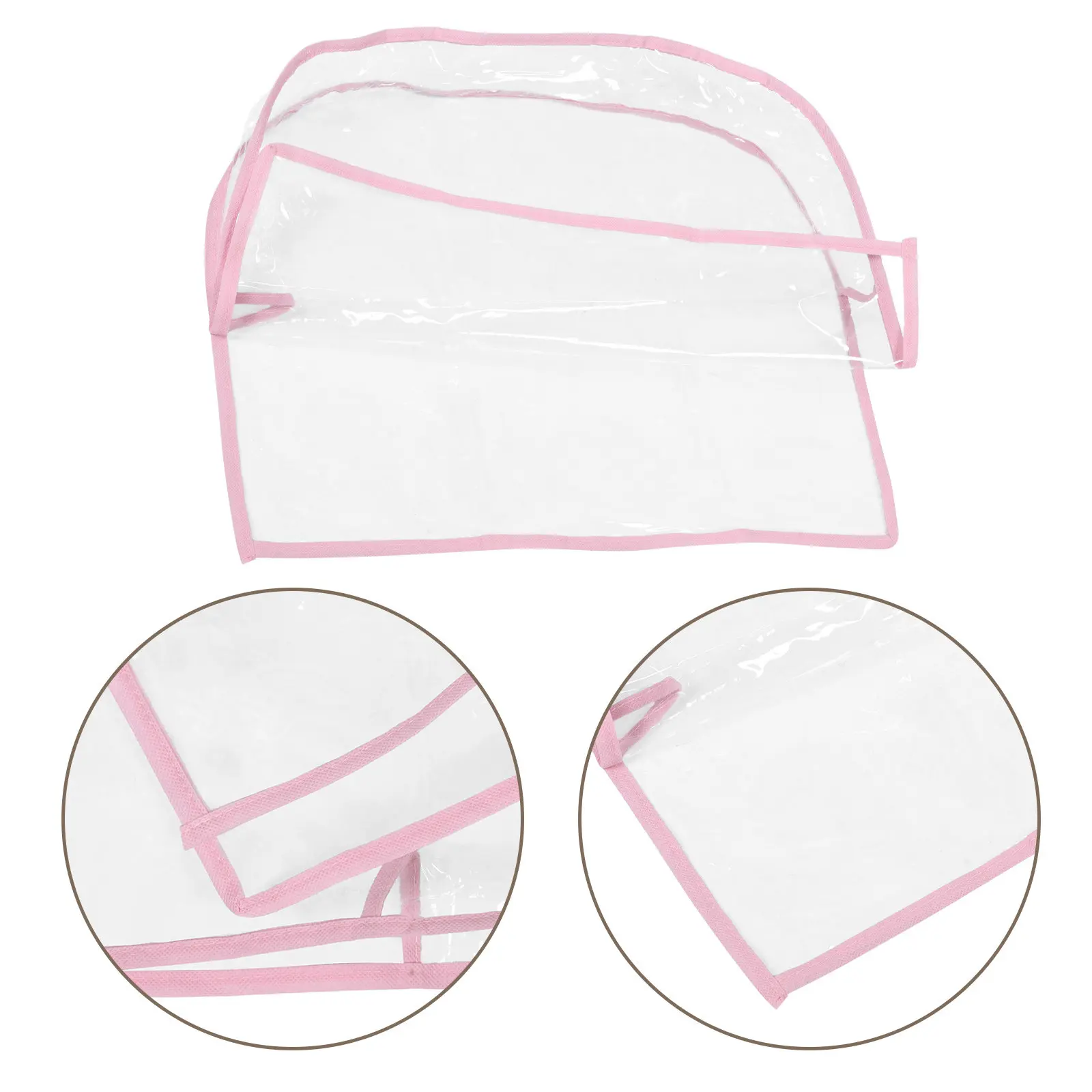 Salon Chair Back Cover Clear Plastic Hairdresser Styling Chair Protector Prevent Stains Deform Wear for Barber Shop Office Movie