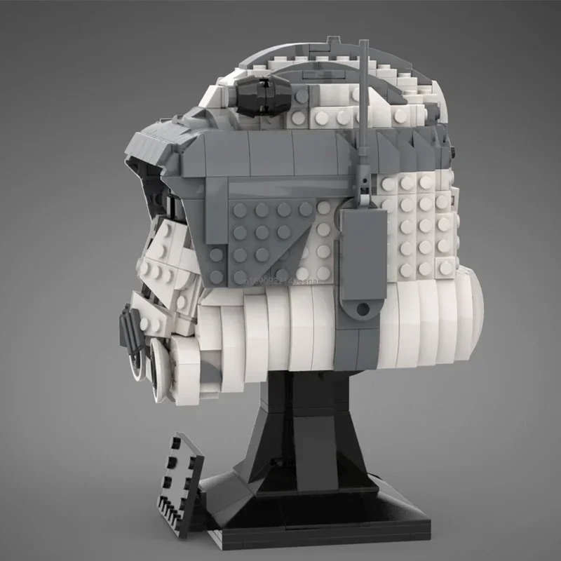 Modèle de blocs de construction de casque de commandant Cody pour enfants, briques de bricolage, jouets d'assemblage éducatifs, cadeaux de Noël, Moc Spacesunshine, 773 pièces