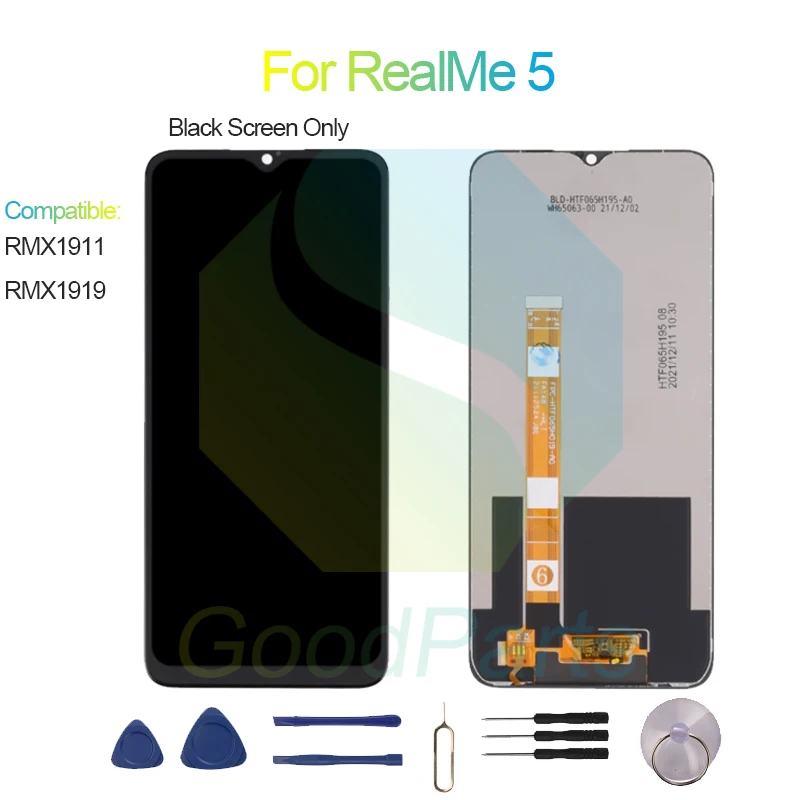 For RealMe 5 LCD Display Screen 6.5