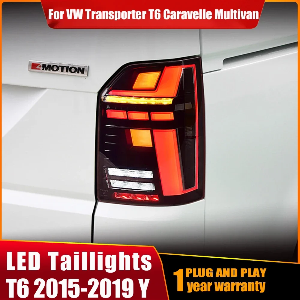 

LED Tail Lights For Volkswagen Transporter T6 Caravelle Multivan 2015 2016 2017 2018 2019 & T6.1 2017-UP Stop Lamp Turn Signal