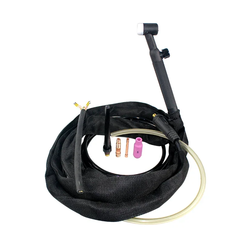 WP17V TIG WP-SR-17V Torch Tungsten Arc WP17 Argon 2.5 m 1ft Air Cooled WP-17 Flexible Head Gas Valve welding cap welding gun