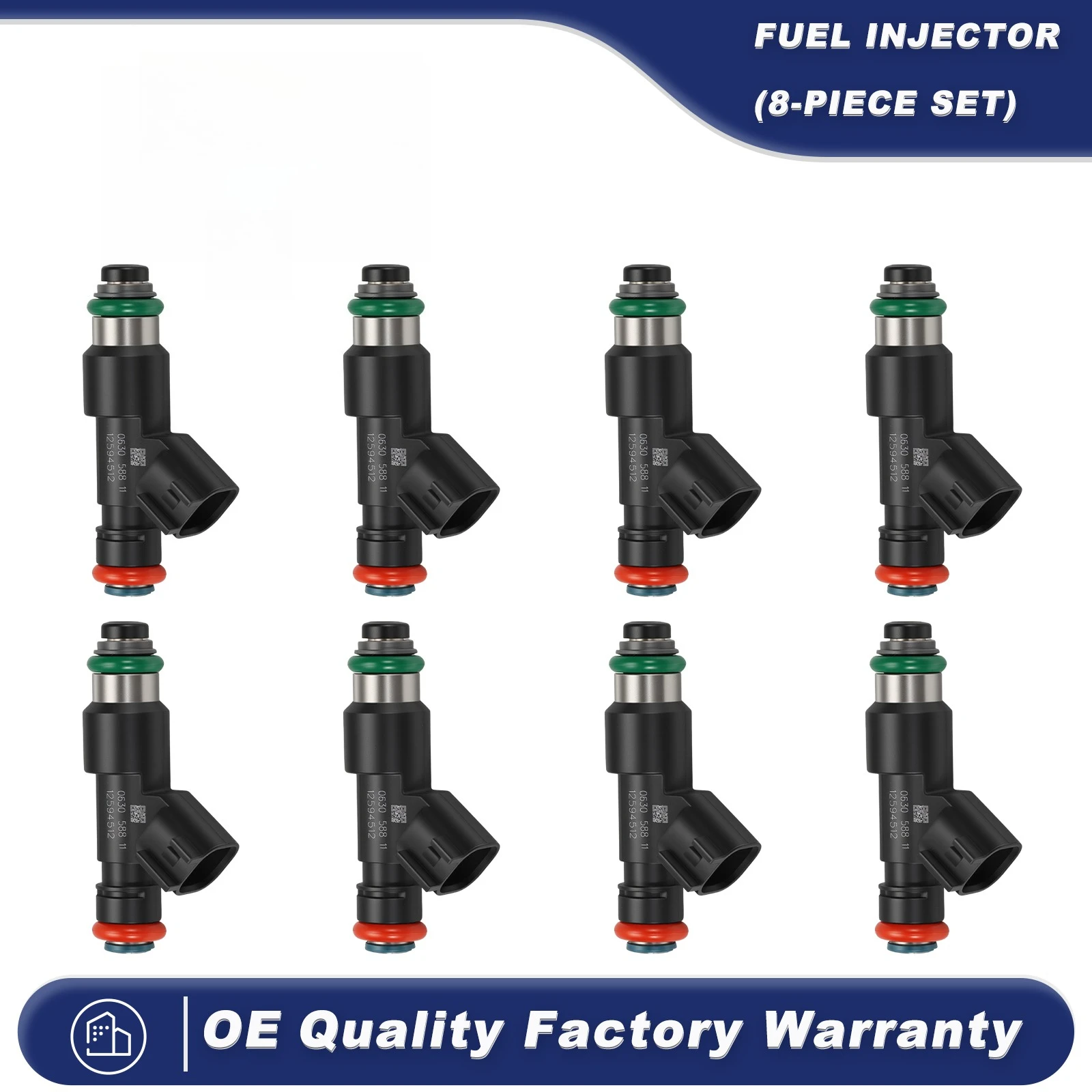 

8 шт. ТОПЛИВНЫЕ ИНЖЕКТОРЫ 12594512 2172436 ДЛЯ CHEVROLET TAHOE SILVERADO 5.3L 6.0L 6.2L 2007-2009 гг.