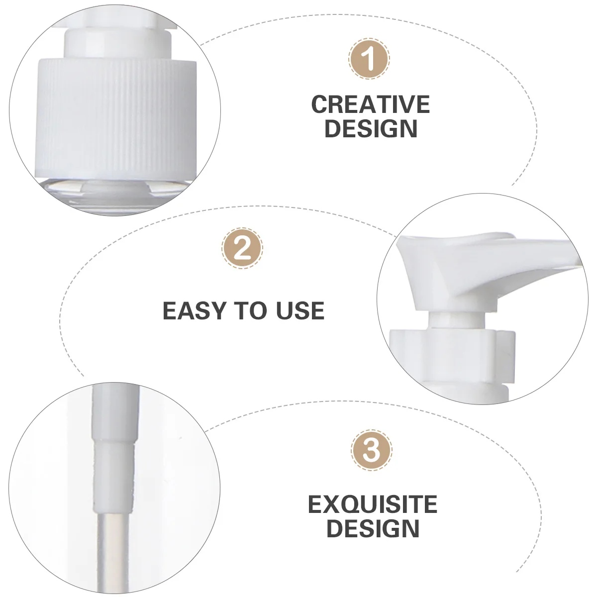 

3 Pcs H Soap Refill Bottle Large Capacity Bathroom Container Leak Proof Shampoo Lotion Storage Plastic Bottle Home Use