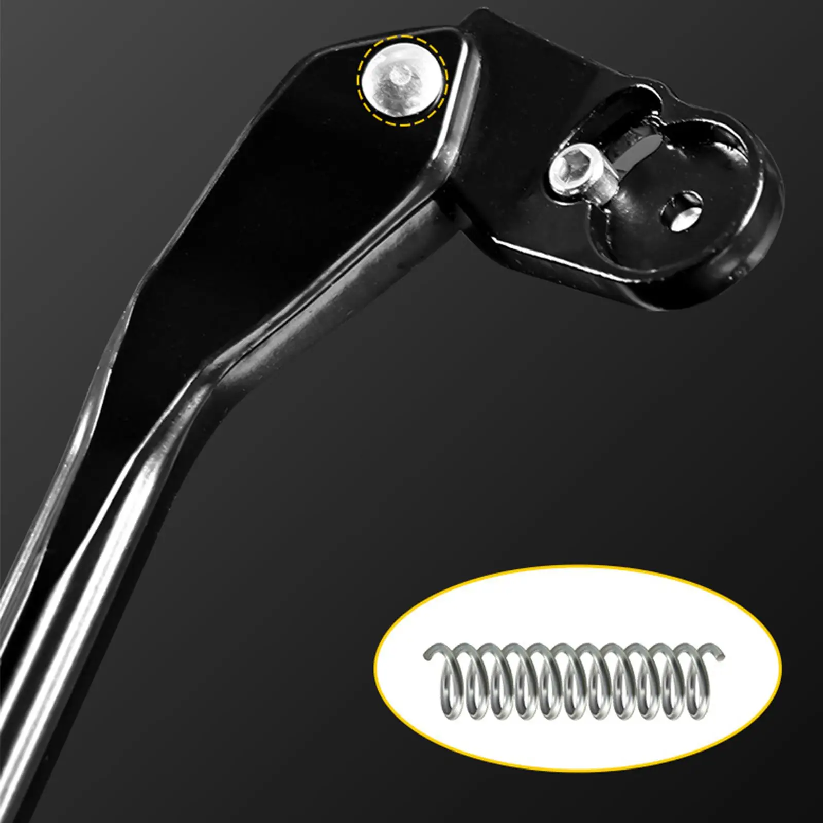 

Bike Kickstand Foot Adjustable Resistant Rear Mount Kickstand Aluminum Alloy Bicycle Kick Stand for Adults Bike
