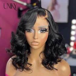 Body Wave Bob Wig T Part Lace Front Human Hair Wigs For Women Brazilian Human Hair Wig Body Wave Side Part Lace Short Bob Wigs