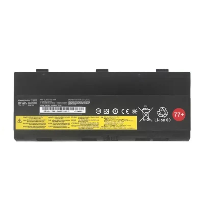 P50 77+ for lenovo thinkpad p50 p51 p52 00ny492 01av496 laptop battery 4400mah