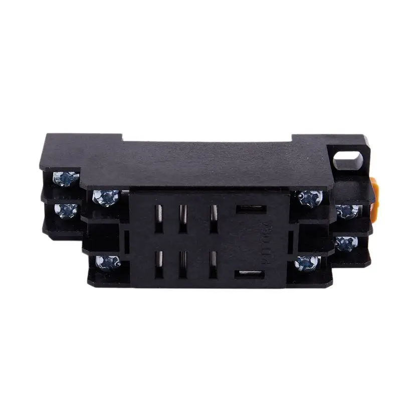 8X 12V DC Coil Power Relay DPDT LY2NJ HH62P-L JQX-13F 10A With PTF08A Socket Base