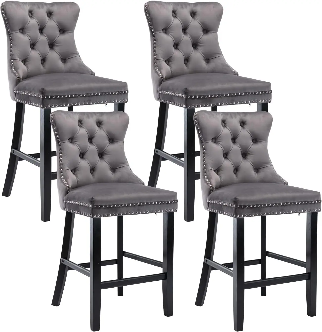 Bar Stools Set of 4, 27