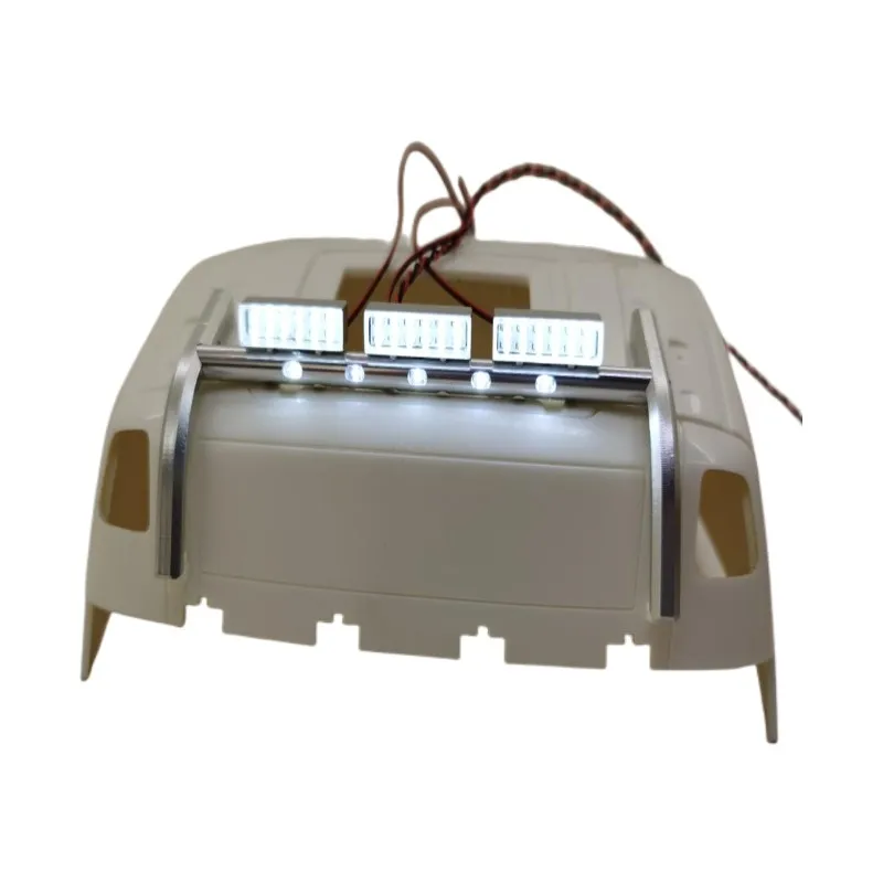 CNC Cab Top Roof Light Spotlight for Tamiya 1/14 RC Truck Sca 770s 56360 Volvo FH16 Upgrade Accessories
