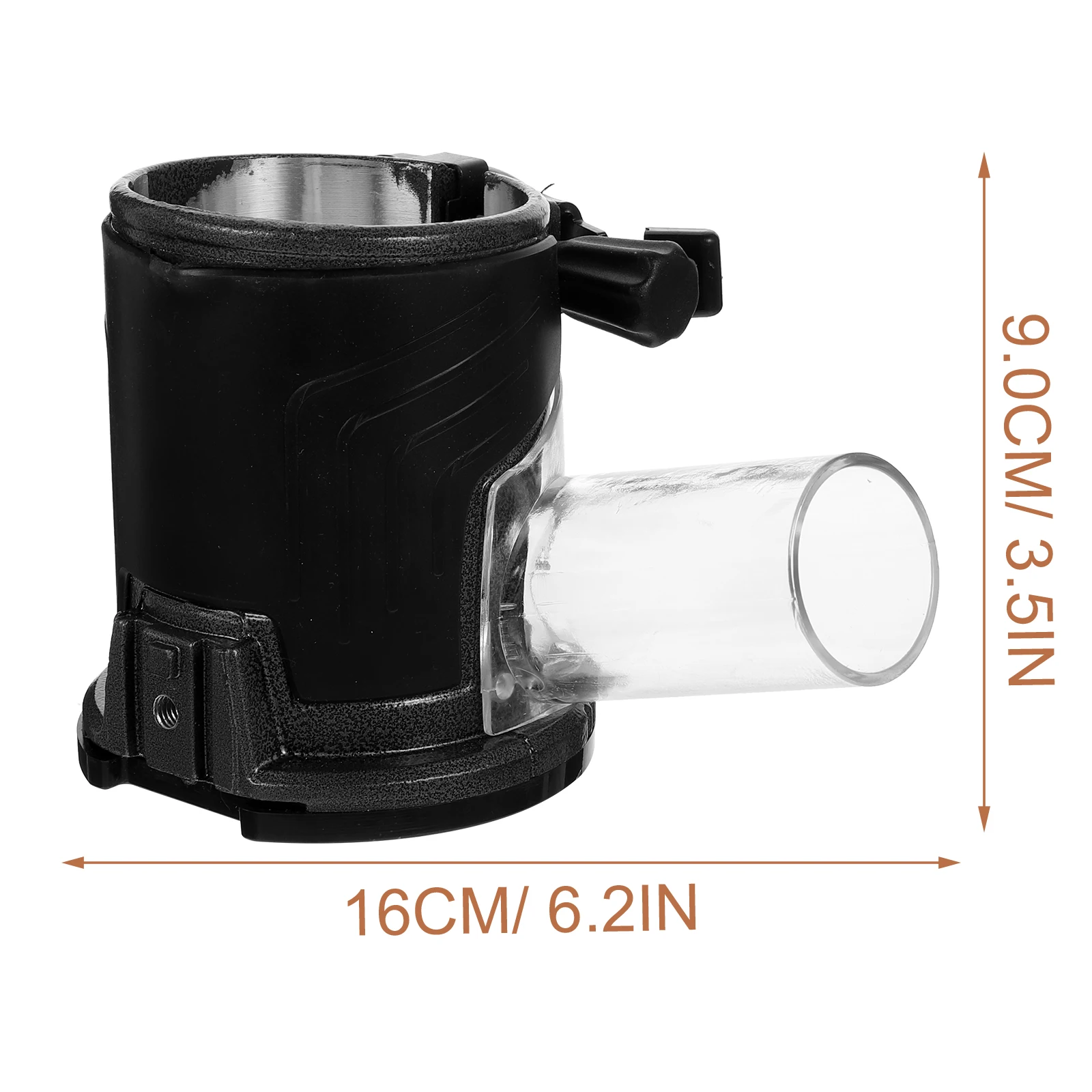

Aluminum Alloy Woodworking Trimmer Base Protector Dust Collection Tool Accessories Wood Router Attachment