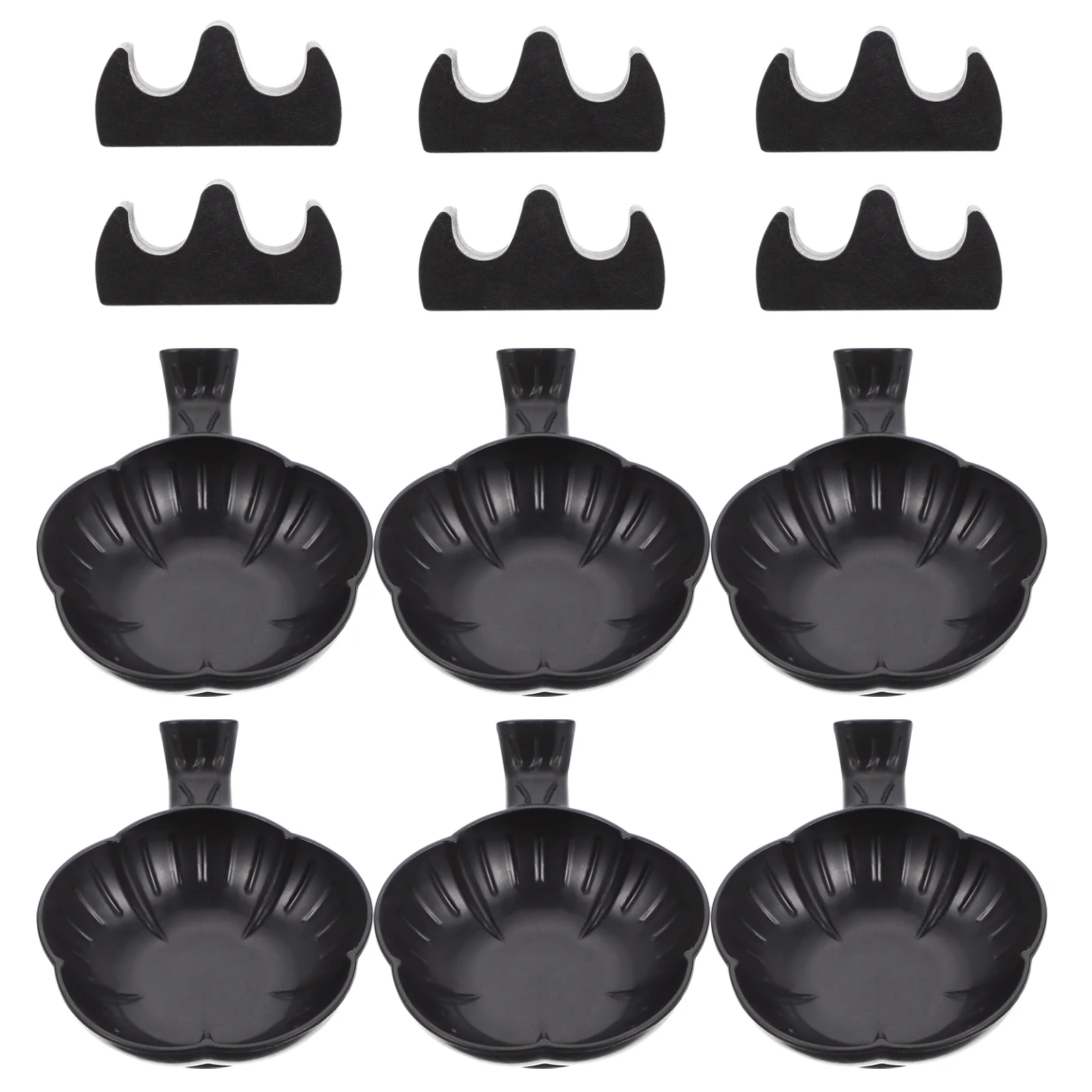 1 مجموعة الخط الحبر طبق القلم الراحة البلاستيك فرشاة الطلاء رف غرفة الدراسة ديكور الخط الصيني لوازم اللوحة ثقالة الورق #2