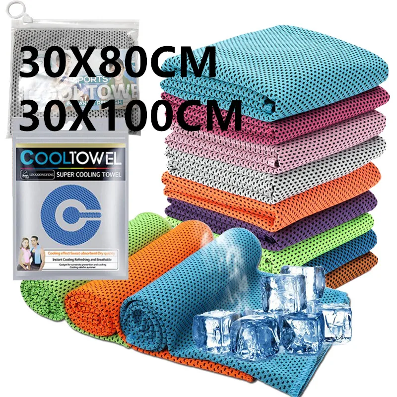 increase Sport Cooling Towel Microfiber Instant Cool Ice Face Towels for Gym Swimming Yoga Running Quick-dry Towels Cooling Clot