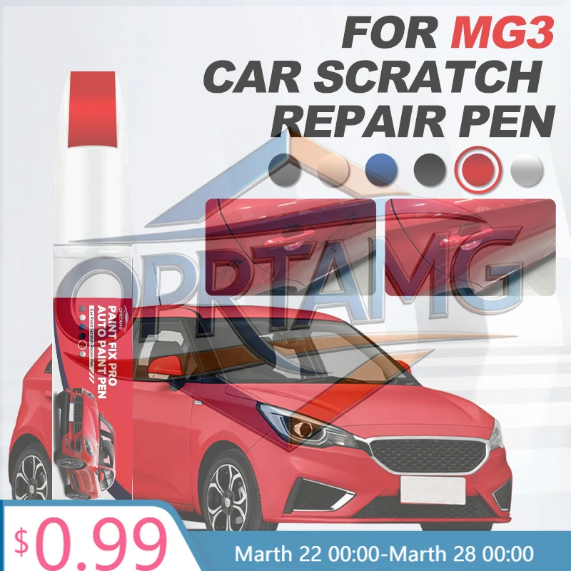 

Горячая новинка 2026: Ручка для ремонта автомобильной краски для MG Motor MG 3 (2011-2020) – аксессуары для устранения царапин, цвета: серый, черный, синий, красный