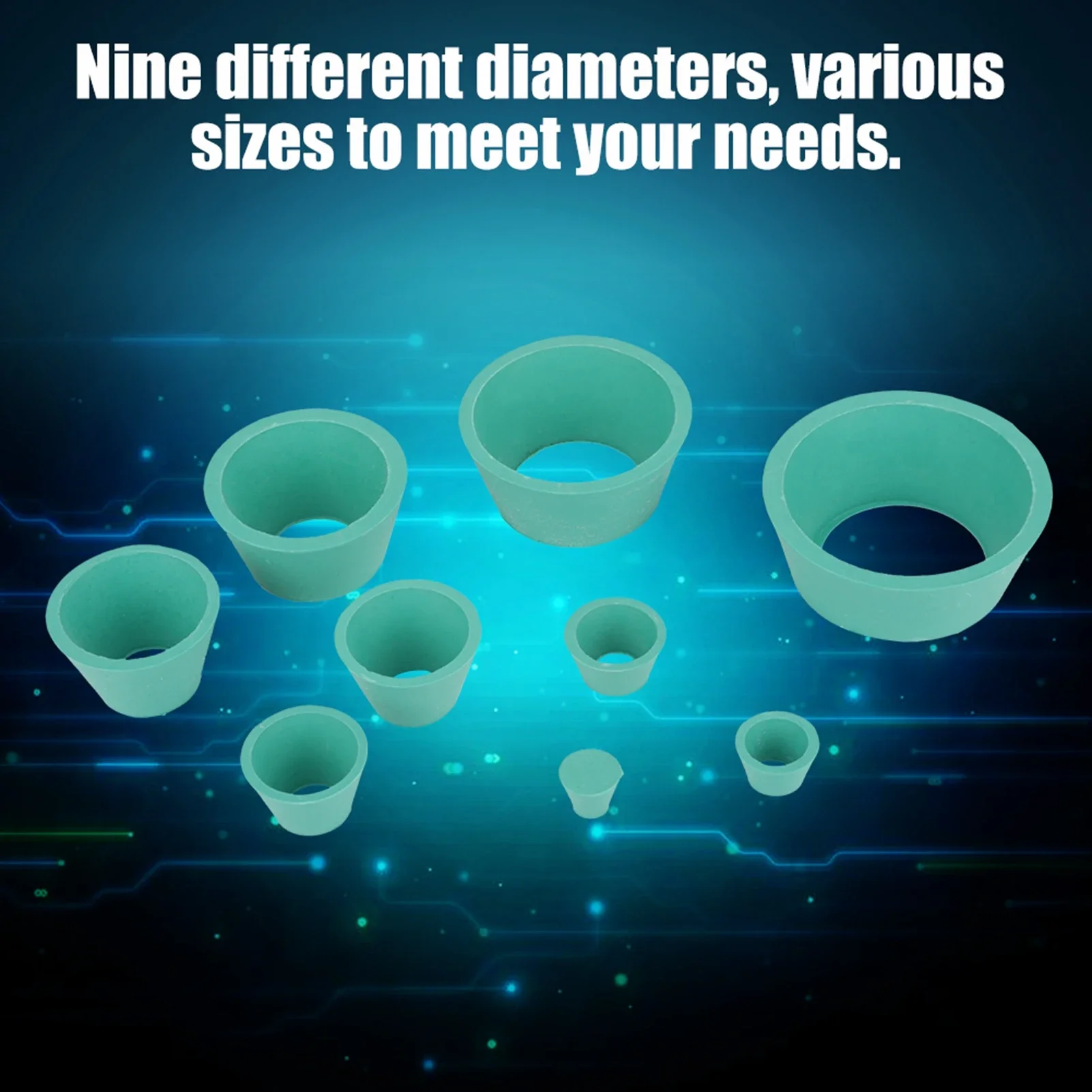 

Filter Adapter Cones Rubber Stopper Buchner Funnel Flask Filtration Set