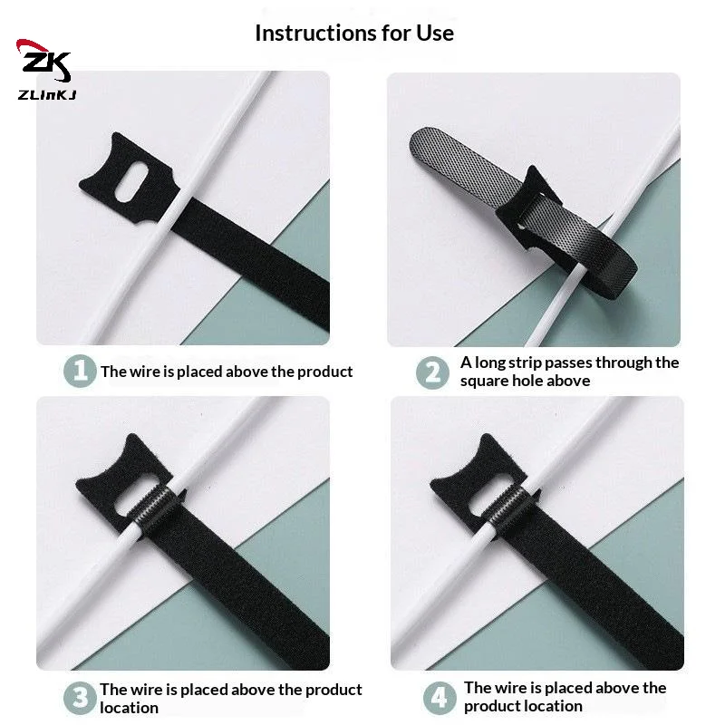 -50Pcs Cable Organizer Cable Management Cable Winder Tape Protector For Wire Ties Phone Accessories Cables Organizer