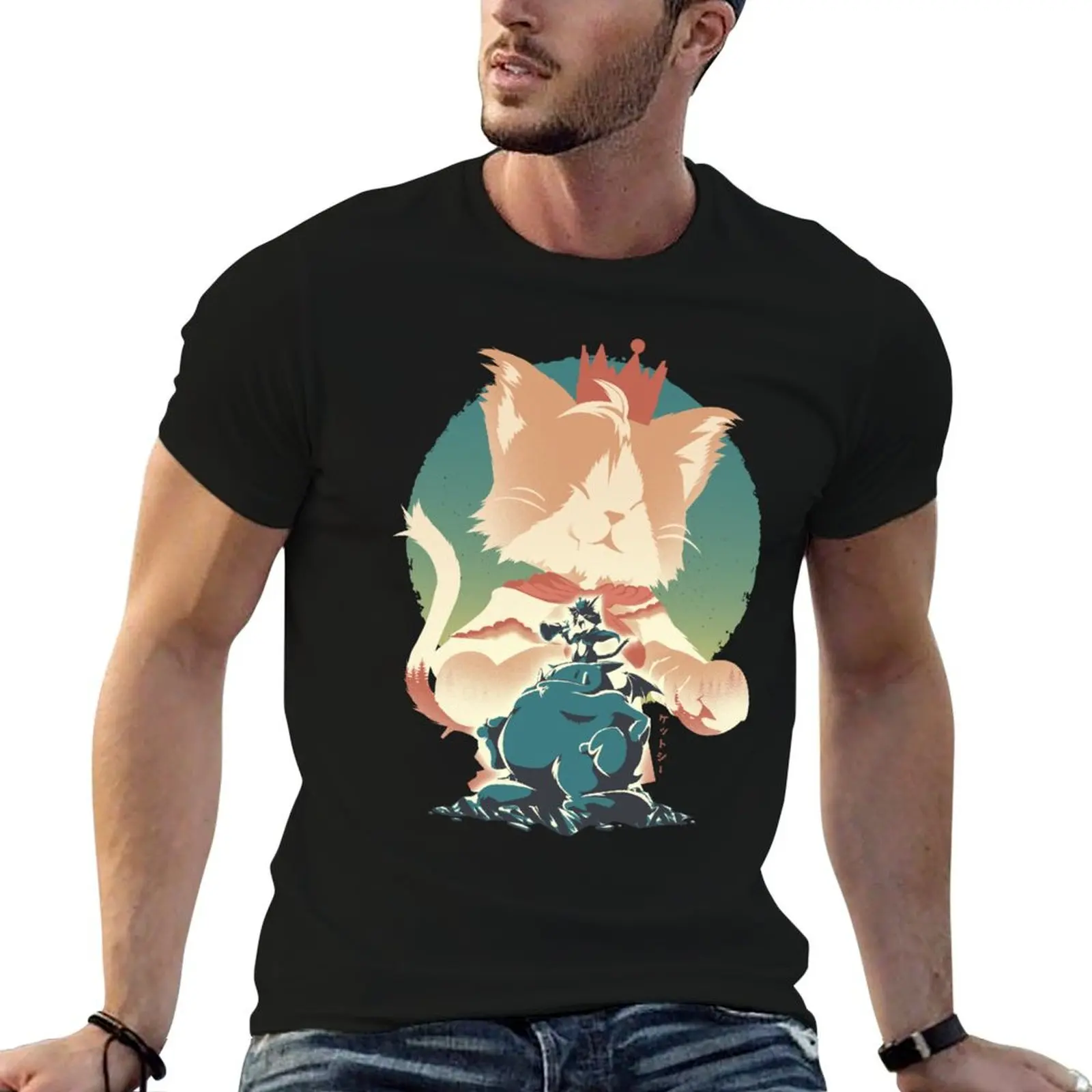 Shinra Spy Moggy T-Shirt Simple Print Design T-Shirt