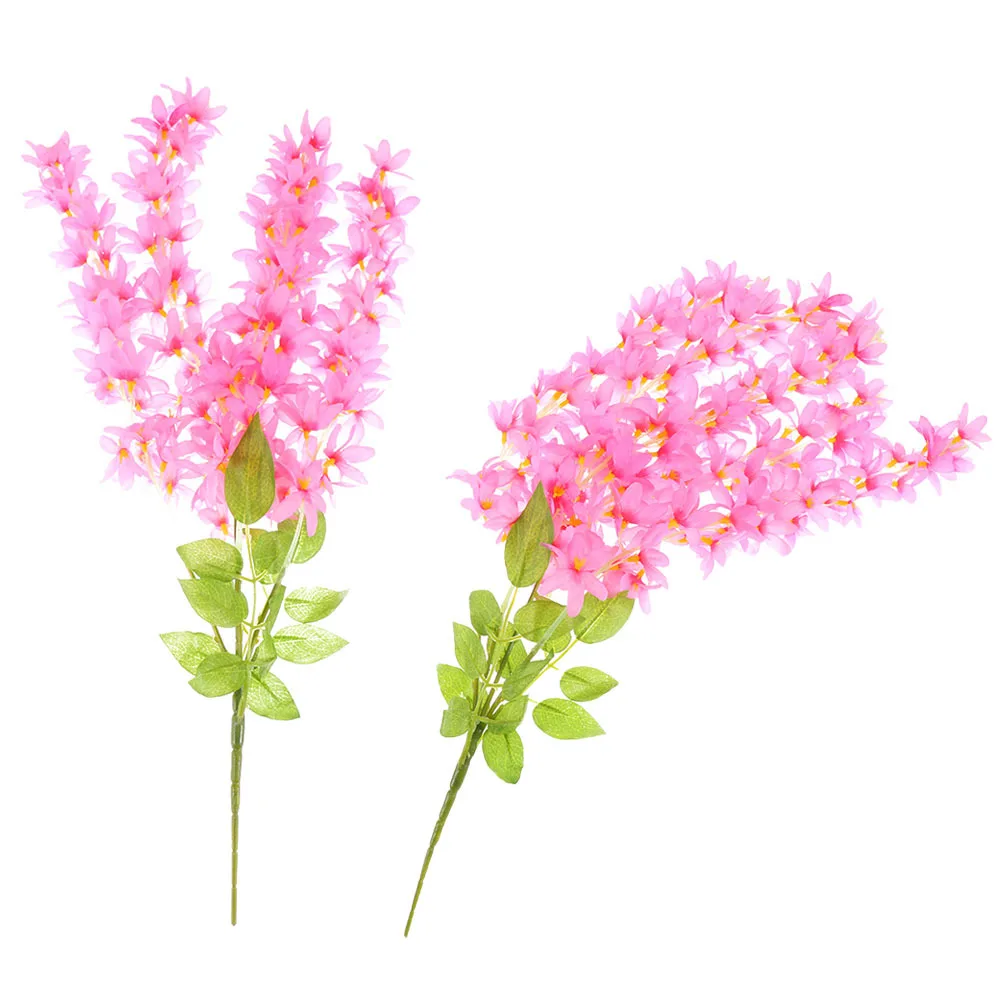 

2pcs Artificial Flower Vine String Fresh Color Decorative Flowers For Wedding Party Home Office Wall Window Door Decor