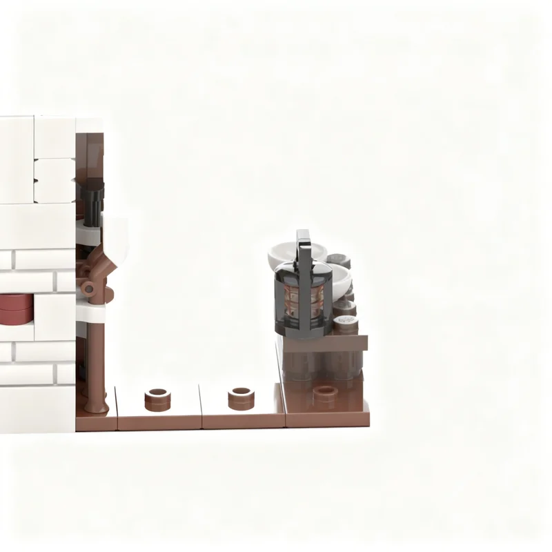 583pcs MOC Lagoon Lock-Up 6267 Remake Pirates Pirates I Model Toy Building Blocks Construction Christmas Gifts Collection Craft