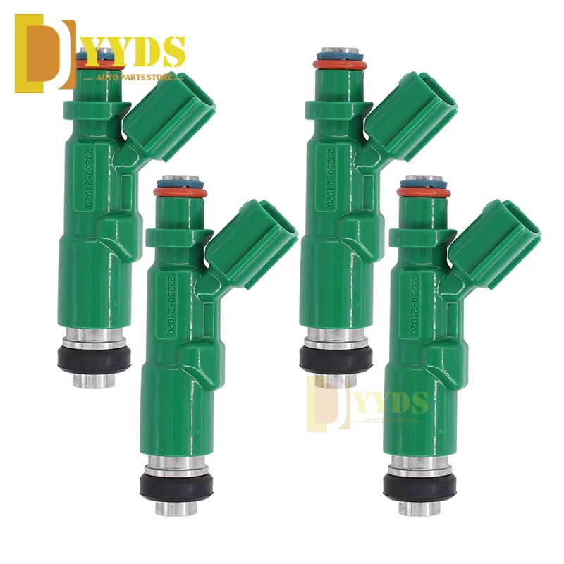 

4PCS Fuel Injectors 23250-21020 For Toyota 2001-2009 Prius 2001-2005 Echo Scion 2004-2006 xA 2004-2006 xB 1.5L L4