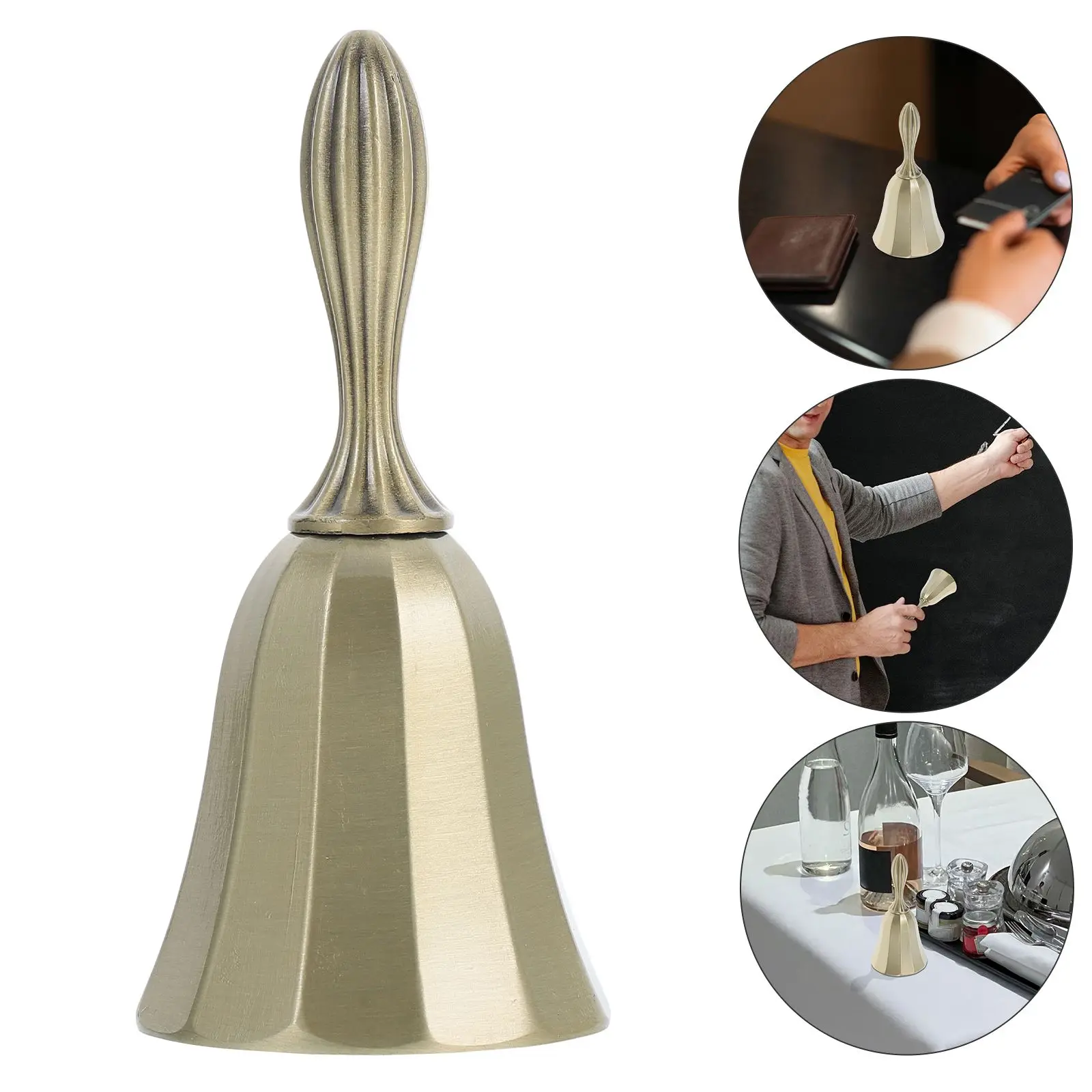 Metalowy dzwonek H do biurka obsługi Połączenie z posiłkiem Recepcja Stop cynkowy Wyraźny dźwięk Wielofunkcyjne bary Restauracje