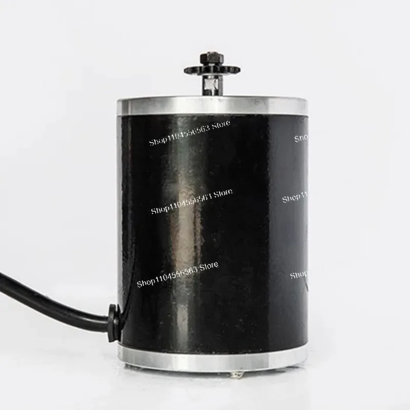 MY1020 1000W DC Brushed Motor, 36V/48V Permanent Magnet Motor Without Bottom Plate, High-Power DC Drive Motor