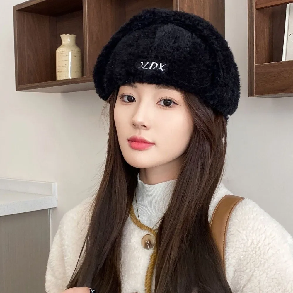 

Trendy Thickened Ear Protection Hat Plush Warm Earflap Hat Windproof Cashmere Hat Winter Outdoor Warmth Accessories