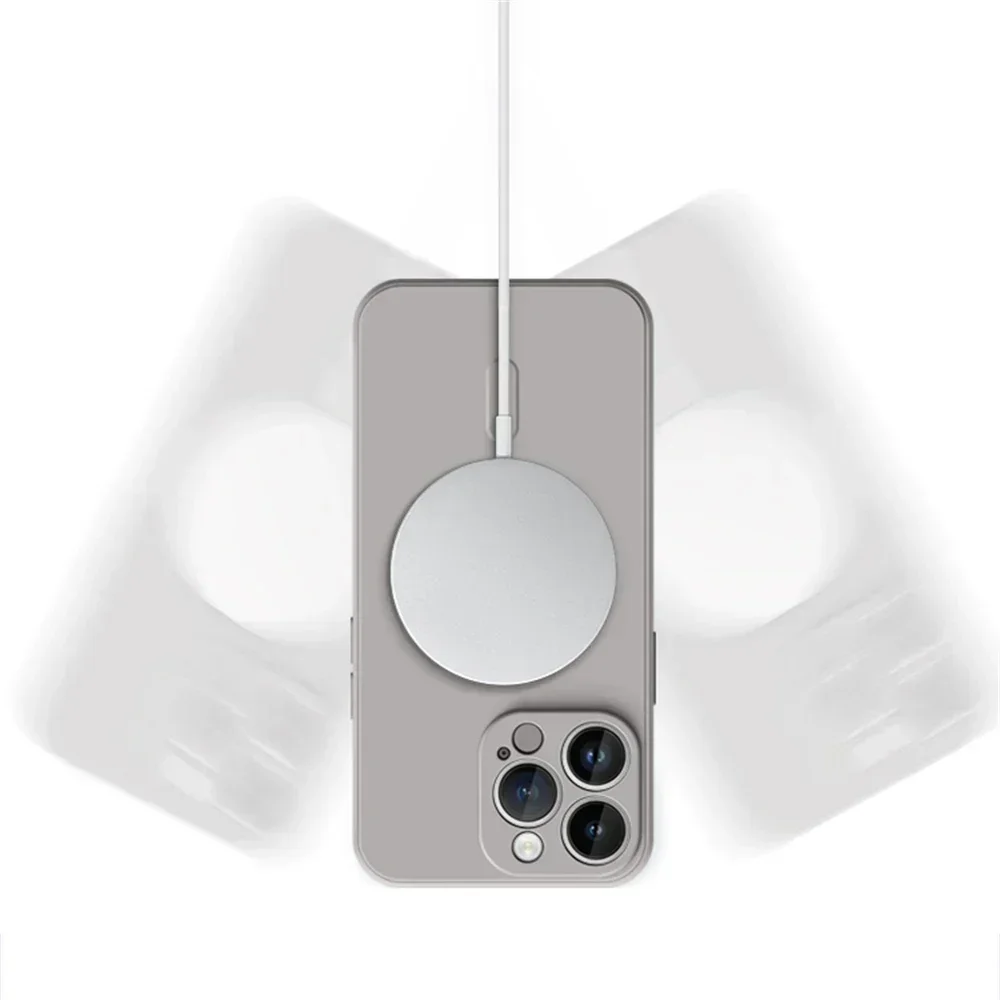 الفاخرة الأصلي السائل غطاء من السيليكون آيفون 17 16 15 14 13 12 11 برو ماكس 13 البسيطة للصدمات غطاء الوفير الملحقات