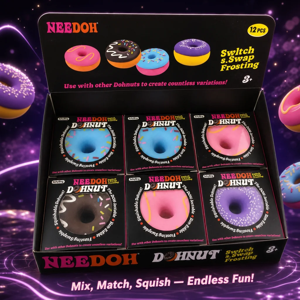 Same Style New Arrival Popular TPR Stress Relief Squishy Toy Hot Selling Needoh Soft Decompression Anxiety Fidget Gadget