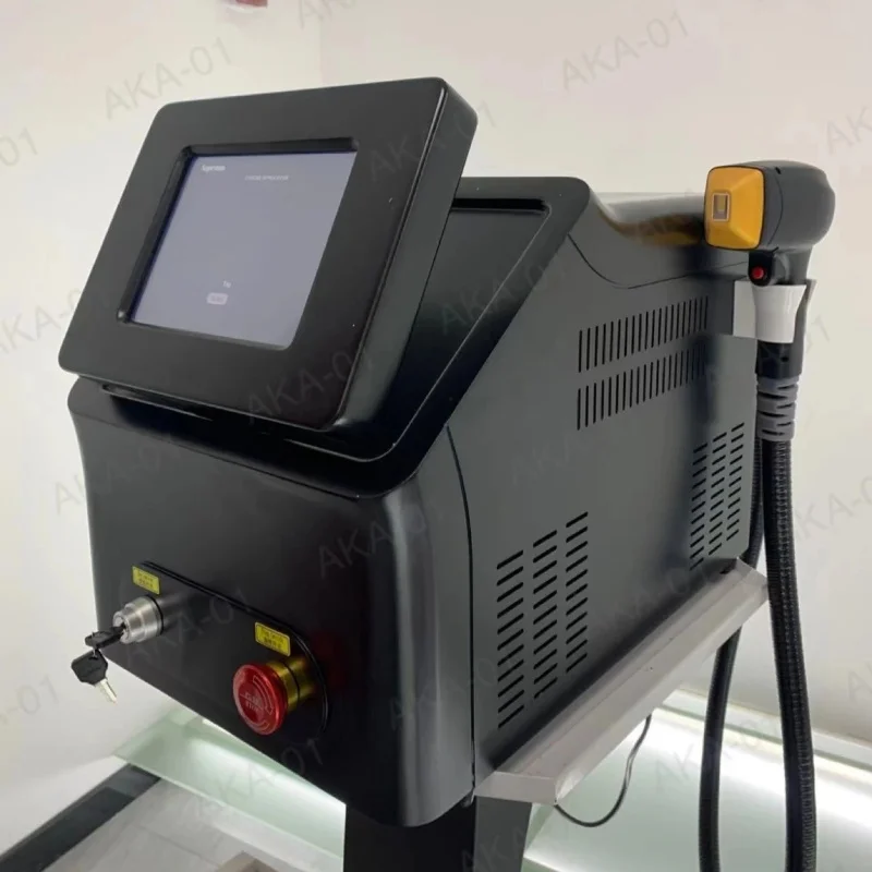 New Portable High Power 808nm Diode 755 808 1064nm Wavelength Beauty Salon Freezing Point Painless Permanent Hair Removal