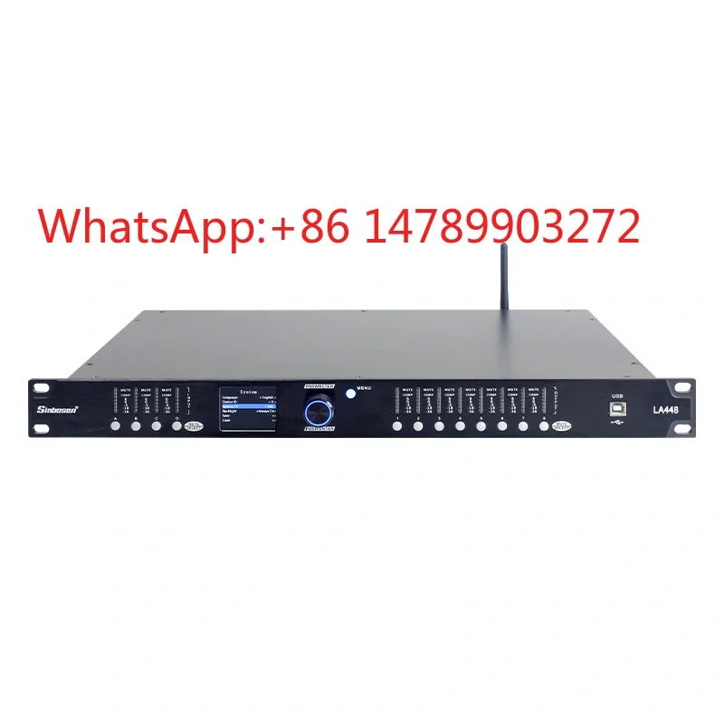 4 In 8 Out DSP Processor Fir Filter Professional Loudspeaker Sound Processor