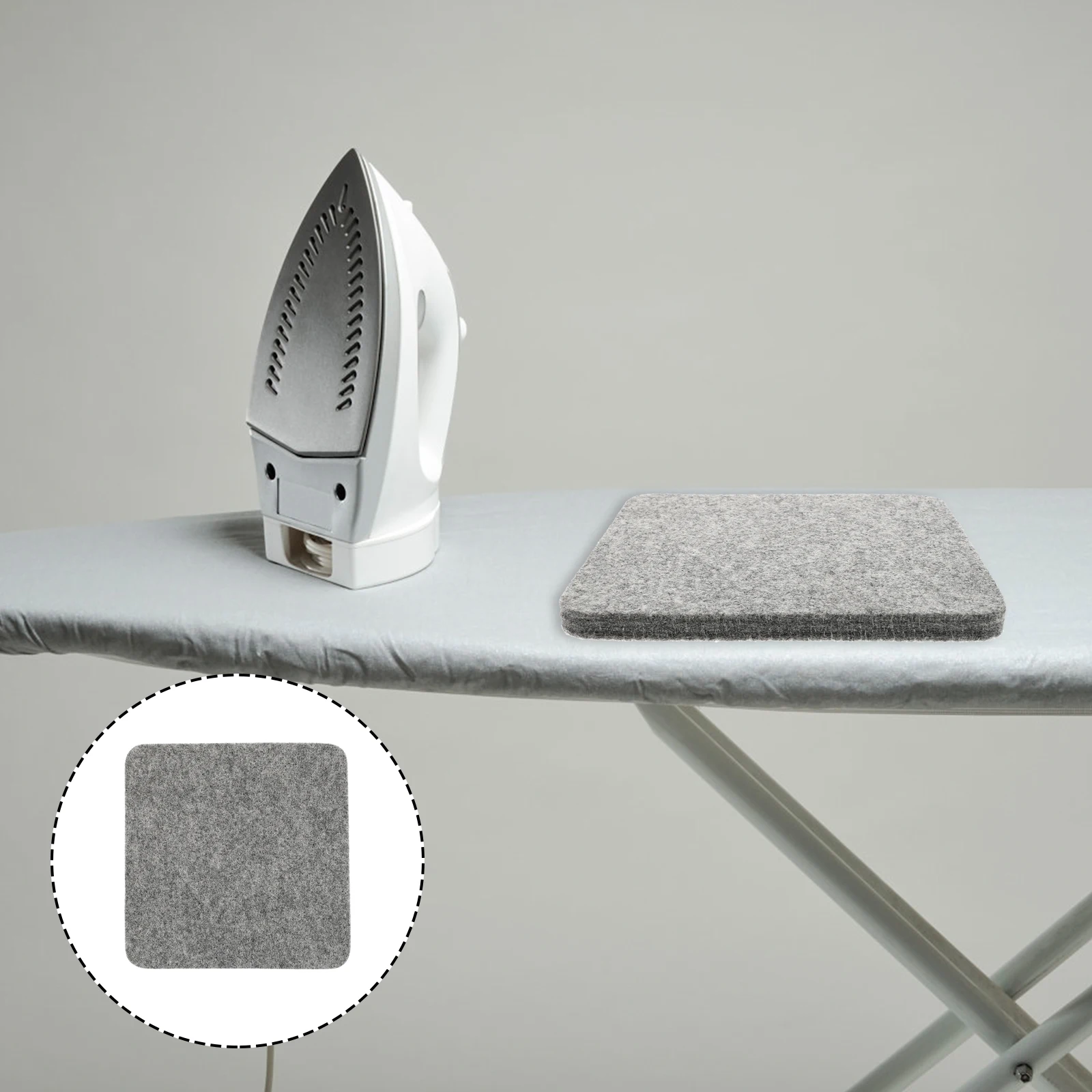 Wool Felt Ironing Mat Heat Resistant Pressing Pad Lightweight Portable Household Ironing Board Anti-Scald Cushion