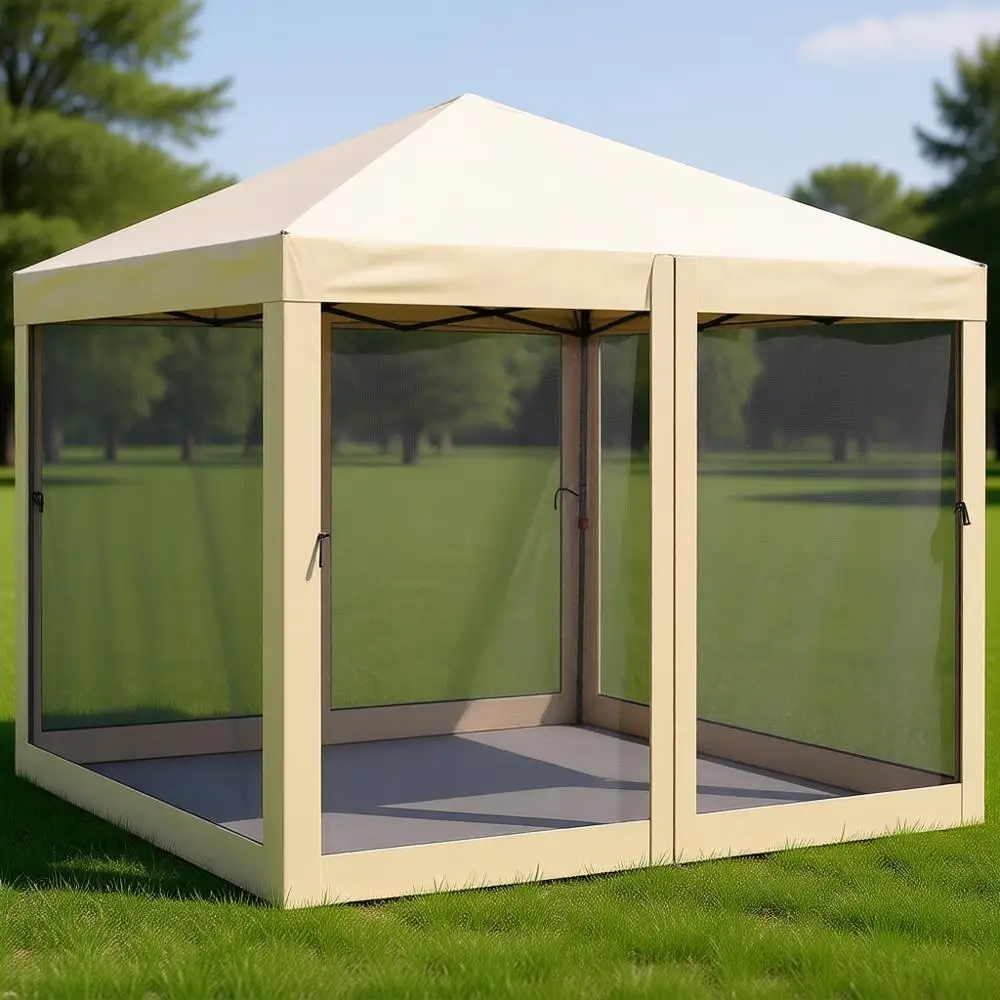 

Mesh Sidewall Set Replacement or 8'x8' Beige Tent