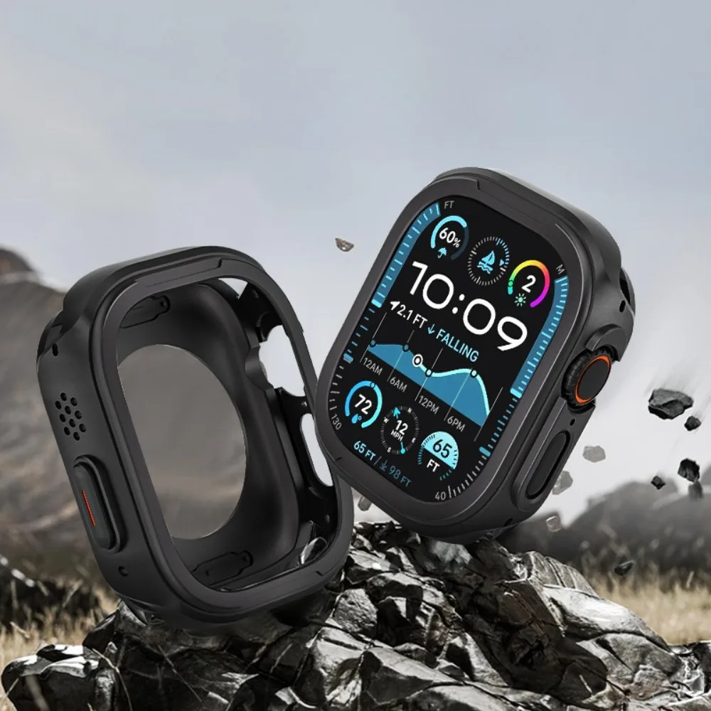 Protector Metal Case For Apple Watch Ultra 2 49mm Case Zinc Alloy Cover Bumper Frame For iWatch Ultra 2 49mm Luxury Accessories