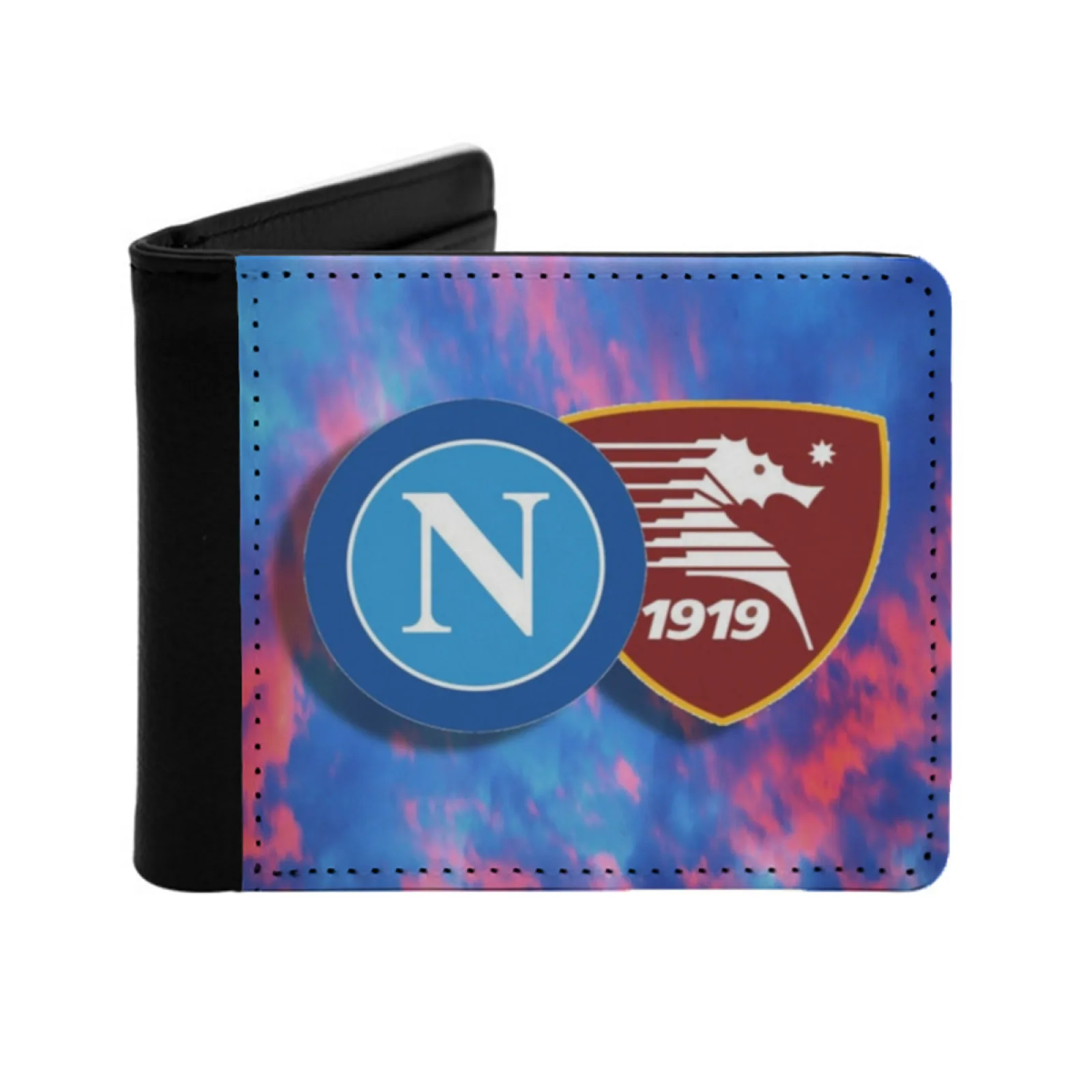 

Napoli Salernitana Campania Football Calcio Италия Мужской кожаный кошелек Держатели для кредитных карт/Id Вставки Сумка для денег Мужские короткие кошельки