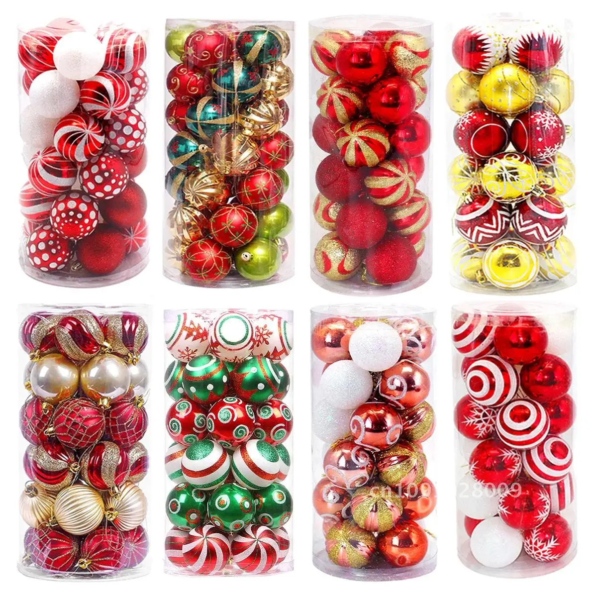 

2024 24pcs Color 6cm/2.4Inch Christmas Decoration Ball Tree Pendant Party Home Shiny Decoration Ball For Bar Ornaments Bauble