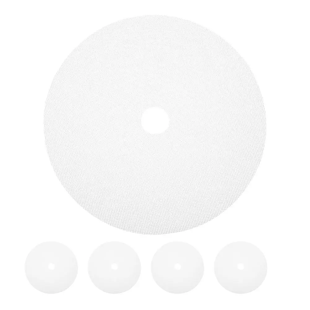 

5pcs Silicone Drying Pads Round Food Dehydrator Mats Large Size Fruit Vegetable Meat Dryer Sheets Lab Drying Equipment