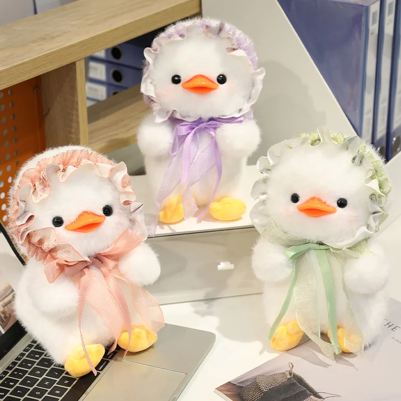 

20 см кавайная Лолита утка плюшевые игрушки милые мягкие куклы для девочек и мальчиков спальный компаньон плюшевые игрушки Рождественский подарок куклы
