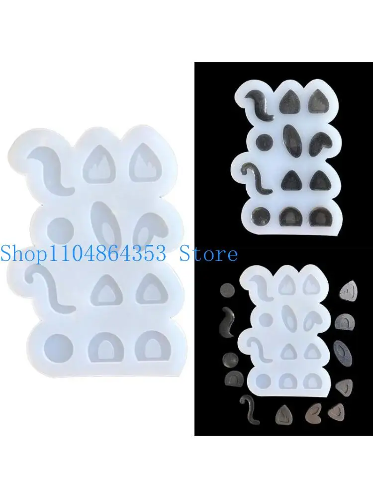 

652F Animal Parts Silicone Mold Resin Shaking Cup Mold for Pendant Jewelry