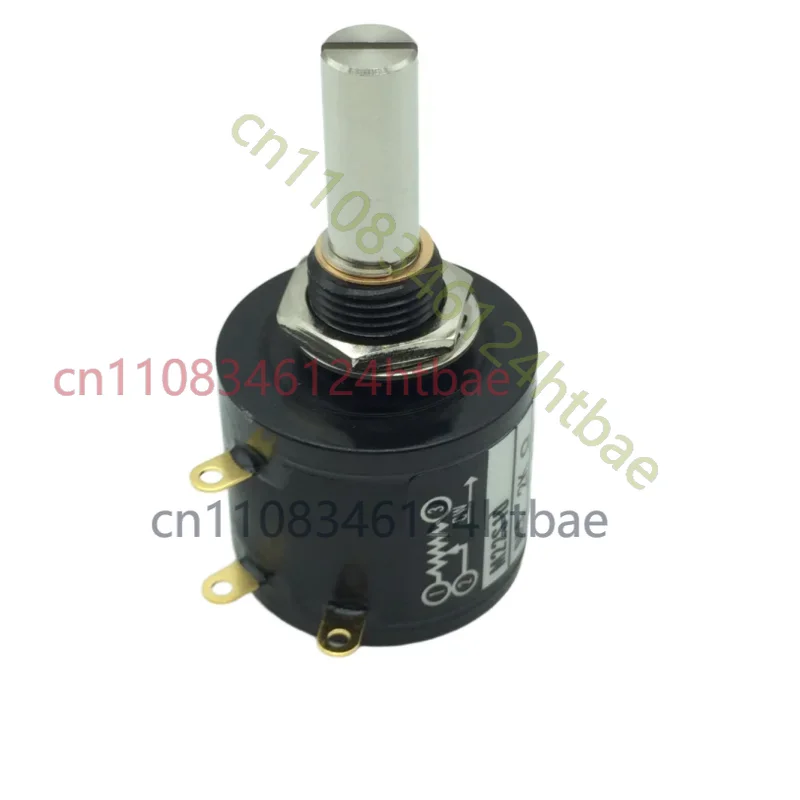 1pcs，10 turn Potentiometer，M22S10 1KΩ 2KΩ 5KΩ 10KΩ LIN±0.2%，2W，Electrical angle 3600 degrees，Shaft Diameter 6mm
