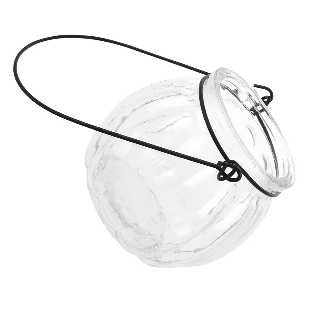 

Exquisite Glass Tealight Holder Multifunctional Clear Wax Container Home Decor Aromatherapy Jar Craft Ornament